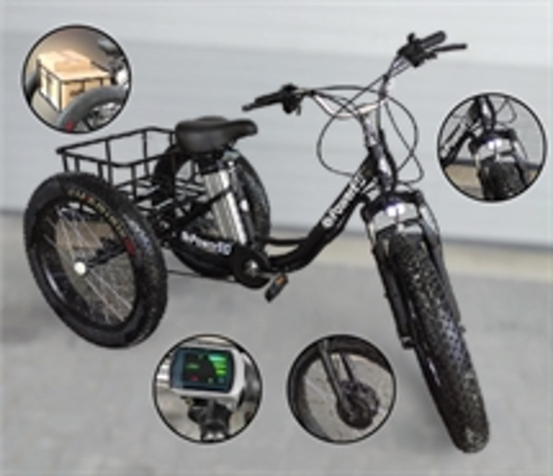 Carro Transporte Industrial Eletrico 3 Rodas Etri Black refª 224004 Powered