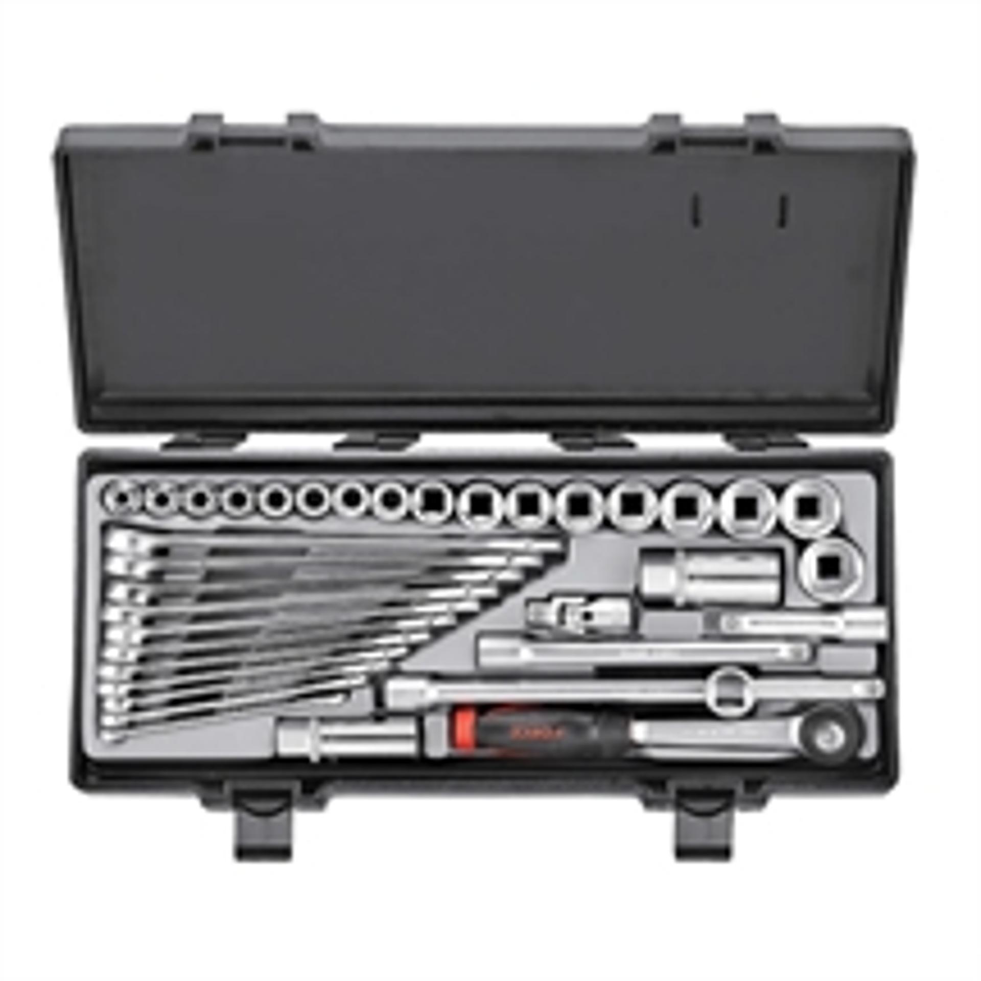 Jogo Ch 3/8 Misto *Hex 6 > 22mm + B/L* 36Pc 3361 refª 343359 Force