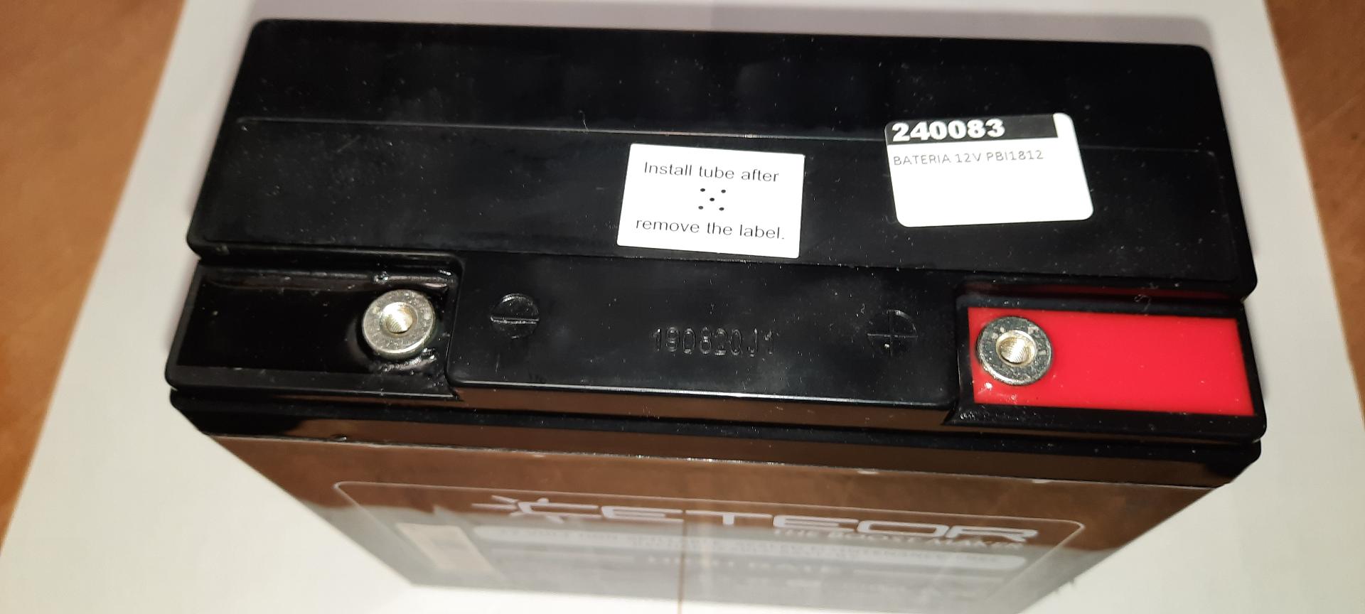 Bateria 12V 180X78X167mm Pbi1812 refª 240083 Schumacher