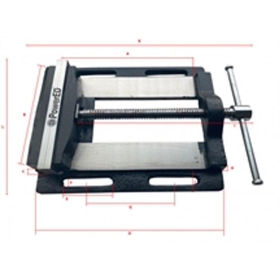 Prensa Standard P/ Engenho Furar 8\" 200mm  ref� 235989 Powered