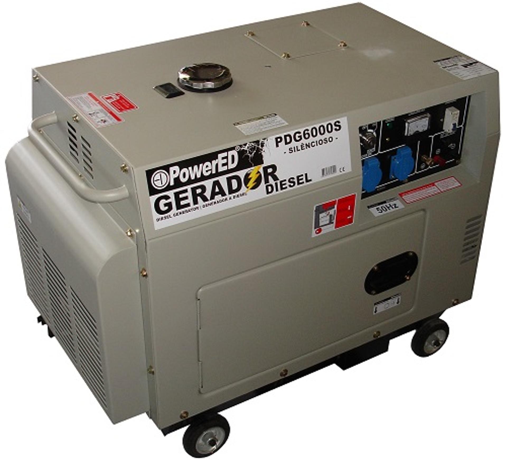 Gerador Diesel A/E Silen Pdg6000S-3 400V refª 310053 Powered