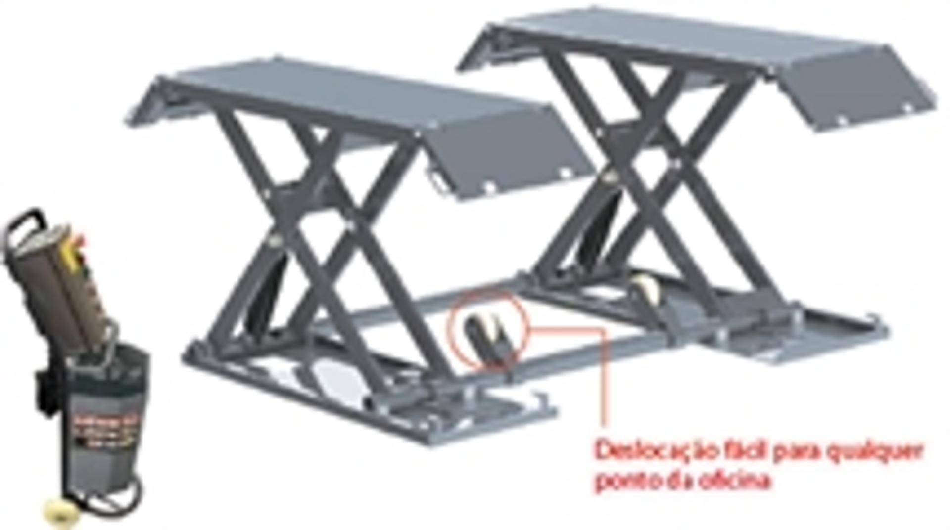 Elevador Tesoura Movel 230V 3Ton Psl3M refª 240458 Powered