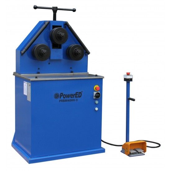Curvadora 3 Rolos Prbm40Hv-3 400V refª 201255 Powered Curvadora 3 Rolos Prbm40Hv-3 400V refª 201255 Powered