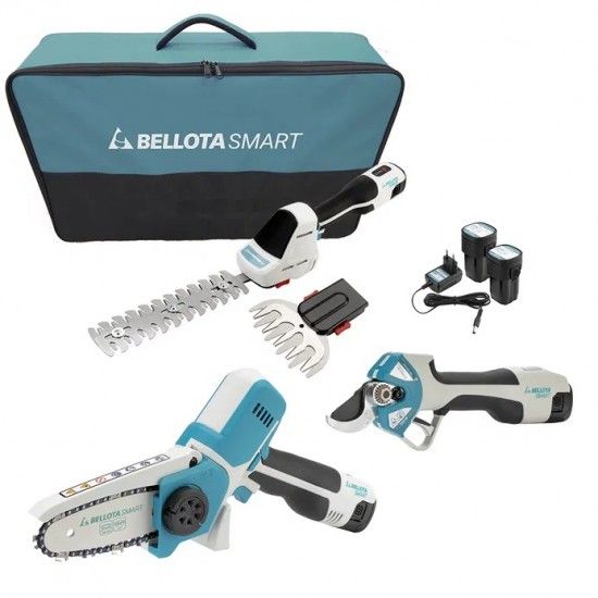 Kit Serra+ mini corta-sebes + tesoura poda a bateria Smart EGKIT1S BELLOTA  - EGKIT1S - Ferramentaspro