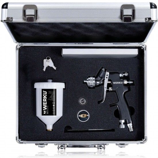 Pistola Pintar Gravidade Retoques Hvlp-Iii 125 Ml 1.5 Hp refª WK501000 Werku Pistola Pintar Gravidade Retoques Hvlp-Iii 125 Ml 1.5 Hp refª WK501000 Werku