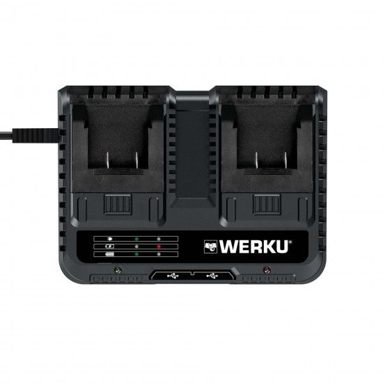 Carregador rpido duplo 2x2.3A 130W ref WK403550 Werku