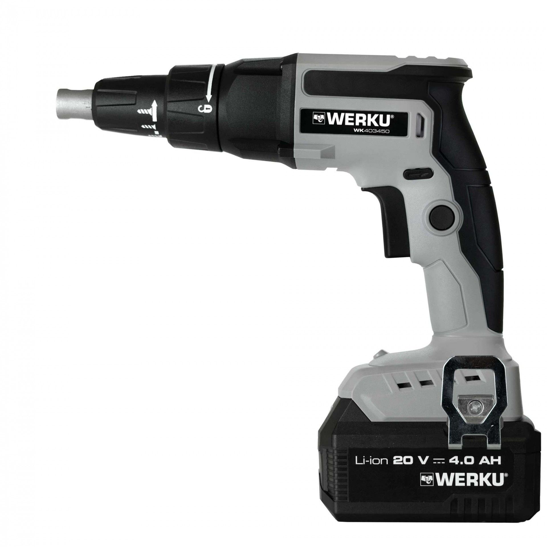 Aparafusadora pladur 6mm 20V (só máquina) refª WK403450 Werku