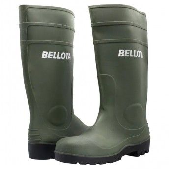 Bota PVC biqueira fibra e palmilha ao S5 verde ref 72242 Bellota