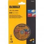 Disco corte inox 76mm (3p) ref DT20592-QZ DEWALT
