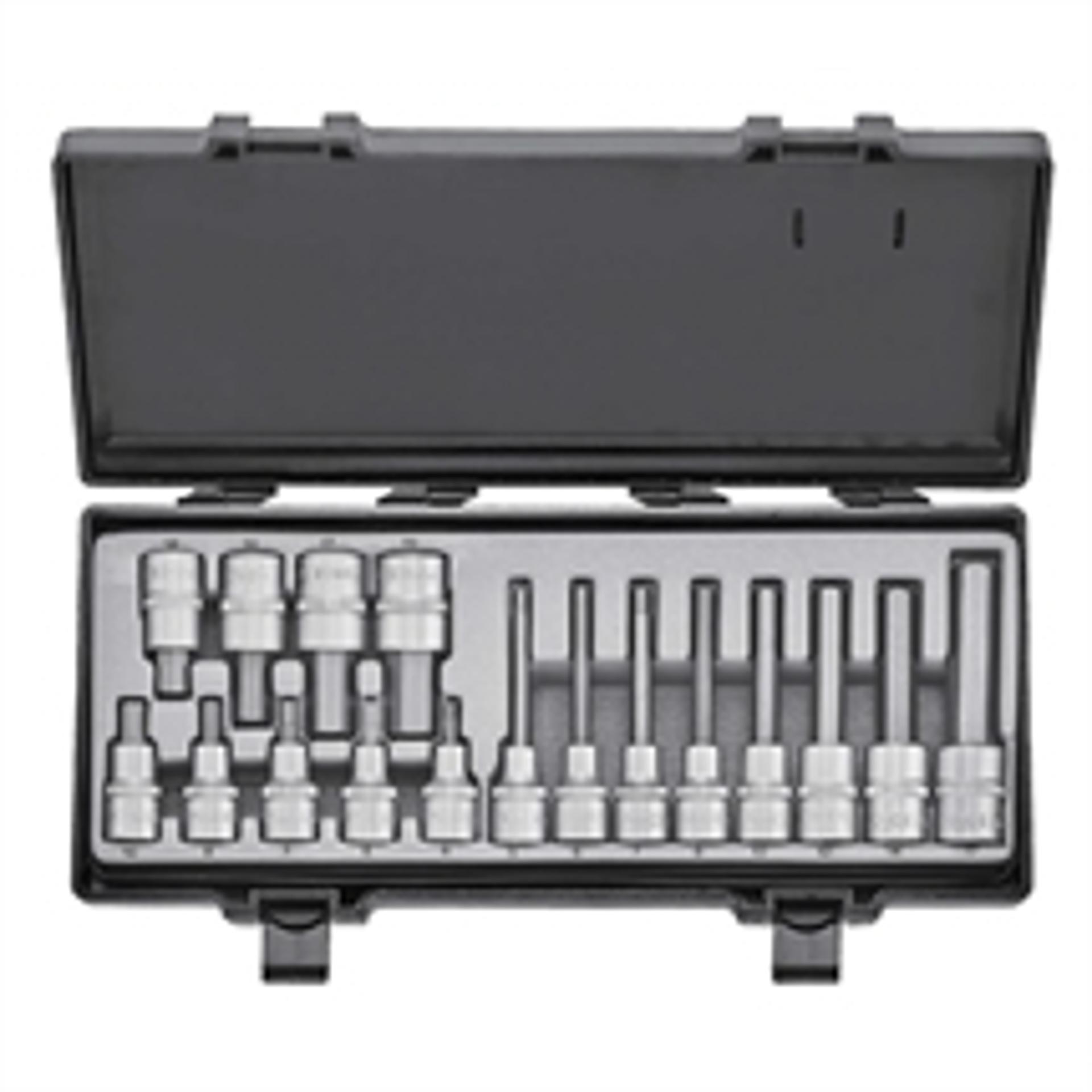 Jogo Ch Cx 1/2\" C/Ponta Hex 5 A 17mm * 41710 refª 316833 Force