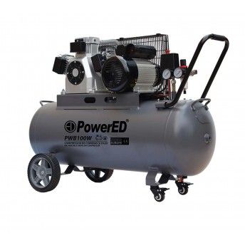 Compressor Correias S/ Oleo 100L 3.5Hp 230V Pwb100W ref� 230140 Powered