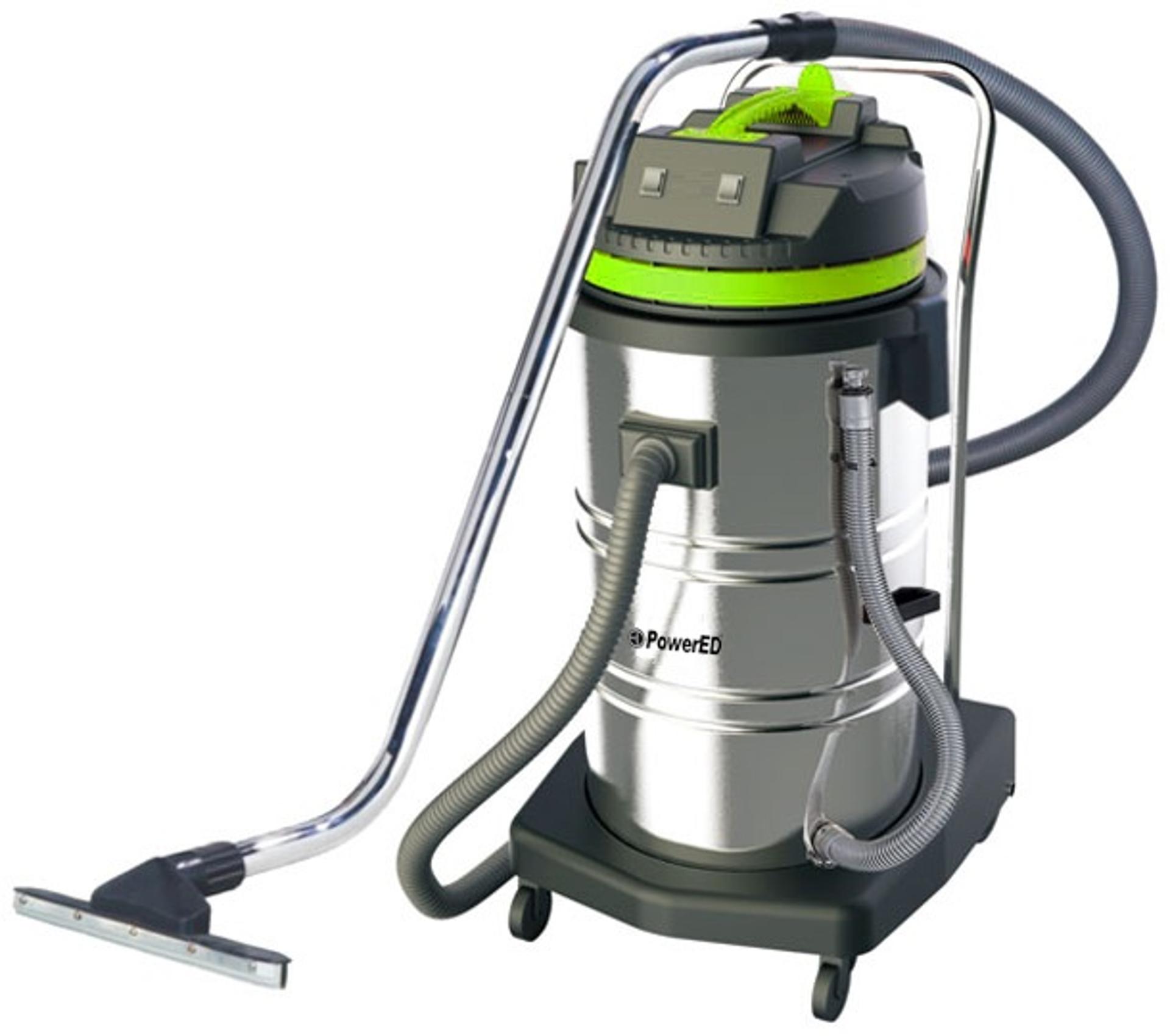 Aspirador 2 Motores Liquidos E Solidos 80L 220V 2000W Pvi802 refª 500303 Powered