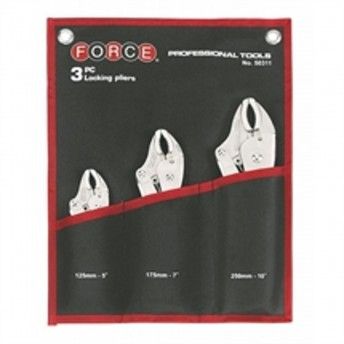 Jogo De 3 Alicates De Pressão * 50311 refª 316402 Force Jogo De 3 Alicates De Pressão * 50311 refª 316402 Force
