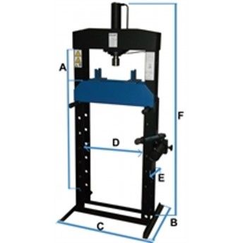 Prensa Coluna 35 Ton Bomba 1 Vel P35 ref 202064 Powered