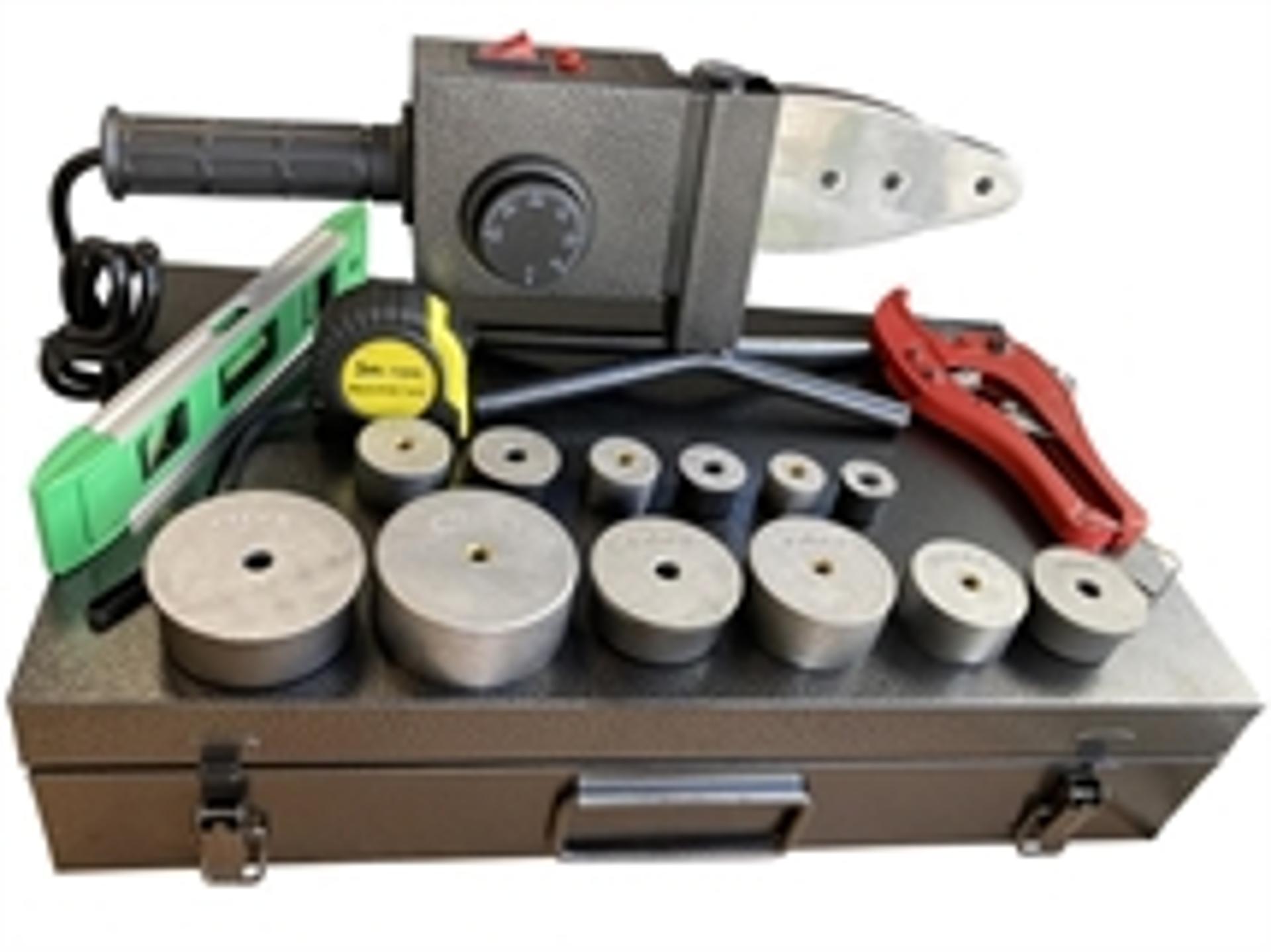 Polifusora Tubos Pwm63B 20-63mm 1500W C/Acessorios refª 238006 Powered