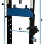 Prensa Coluna 25 Ton Bomba 1 Vel P25 refª 202040 Powered Prensa Coluna 25 Ton Bomba 1 Vel P25 refª 202040 Powered
