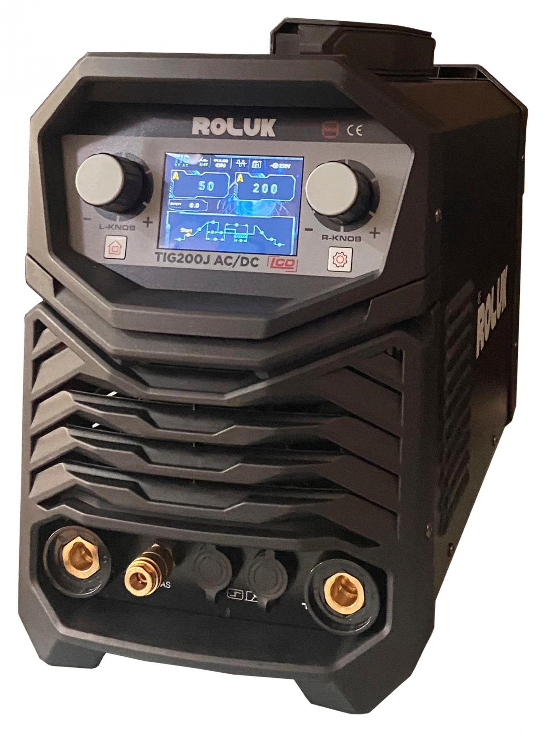 Maquina Soldar Inverter Tig200J Ac/Dc 220V refª 300917 Roluk