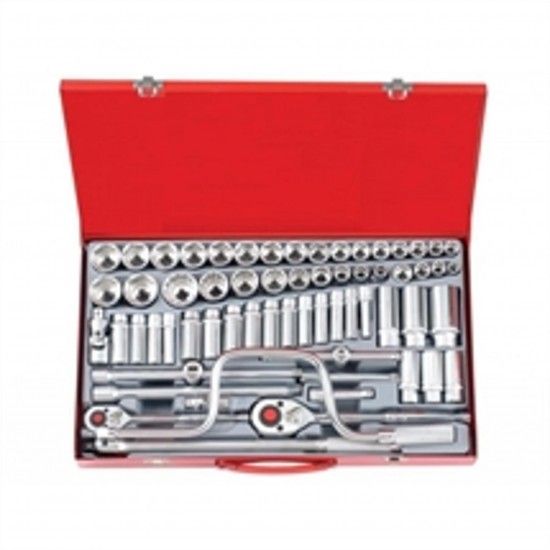 Jogo Ch Misto 3/8+1/2mm +Pol.* 64Pcs 4641 ref 342692 Force