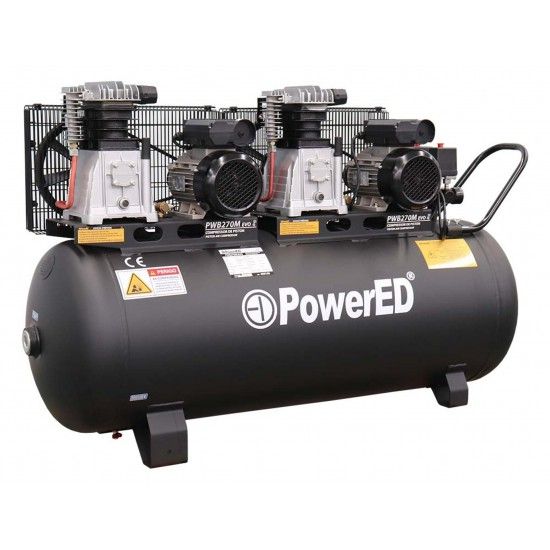 Compressor 270L Pwb270M Evo 3+3Hp 230V ref 400158 Powered