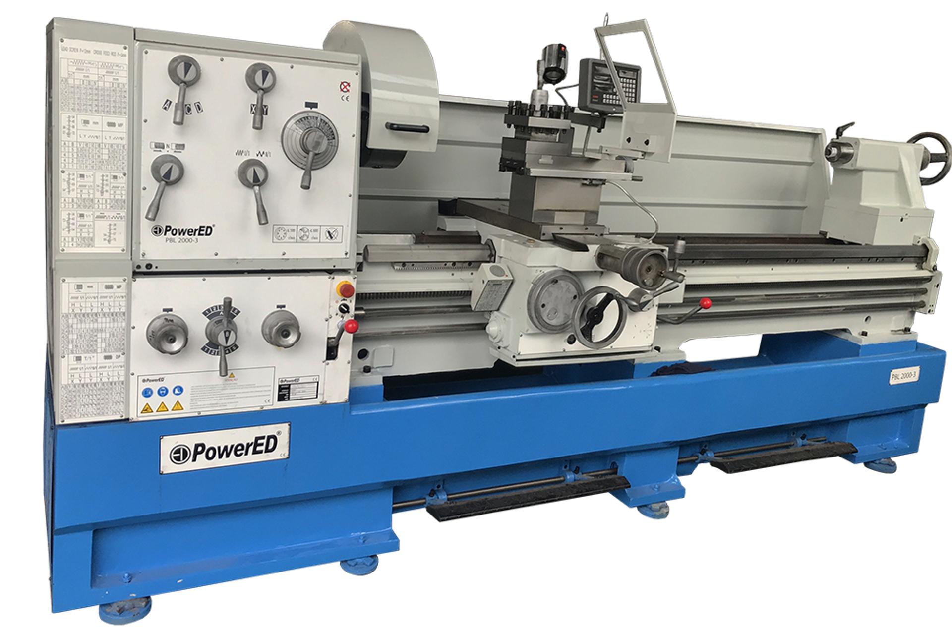 Torno Mecanico C/Visualiz. Quotas Pbl2000-3 refª 202841 Powered