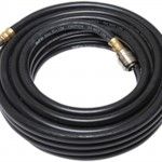 Lano Mangueira Preta 10mm x17mm  (Rolo 20M) C/Racord Rp. ref 201524 Heavyware