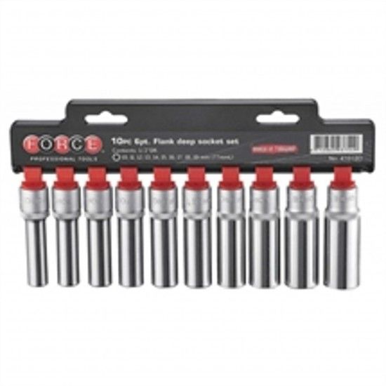 Jogo Ch Cx 1/2\" 10 - 19 mm  10Pcs *41018D ref 316815 Force
