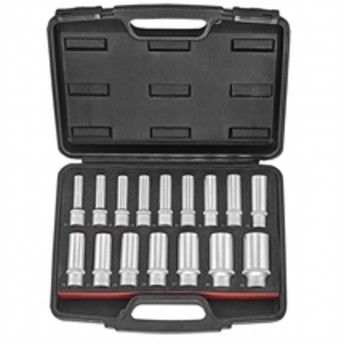 Jogo Ch Cx 1/2\" 10 A 32 Bi-Hex * 16Pcs 4163-9 ref� 316818 Force