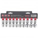 Jogo Ch Caixa Articulada 3/8\" 10 A 19mm * 3105R refª 316753 Force Jogo Ch Caixa Articulada 3/8\" 10 A 19mm * 3105R refª 316753 Force