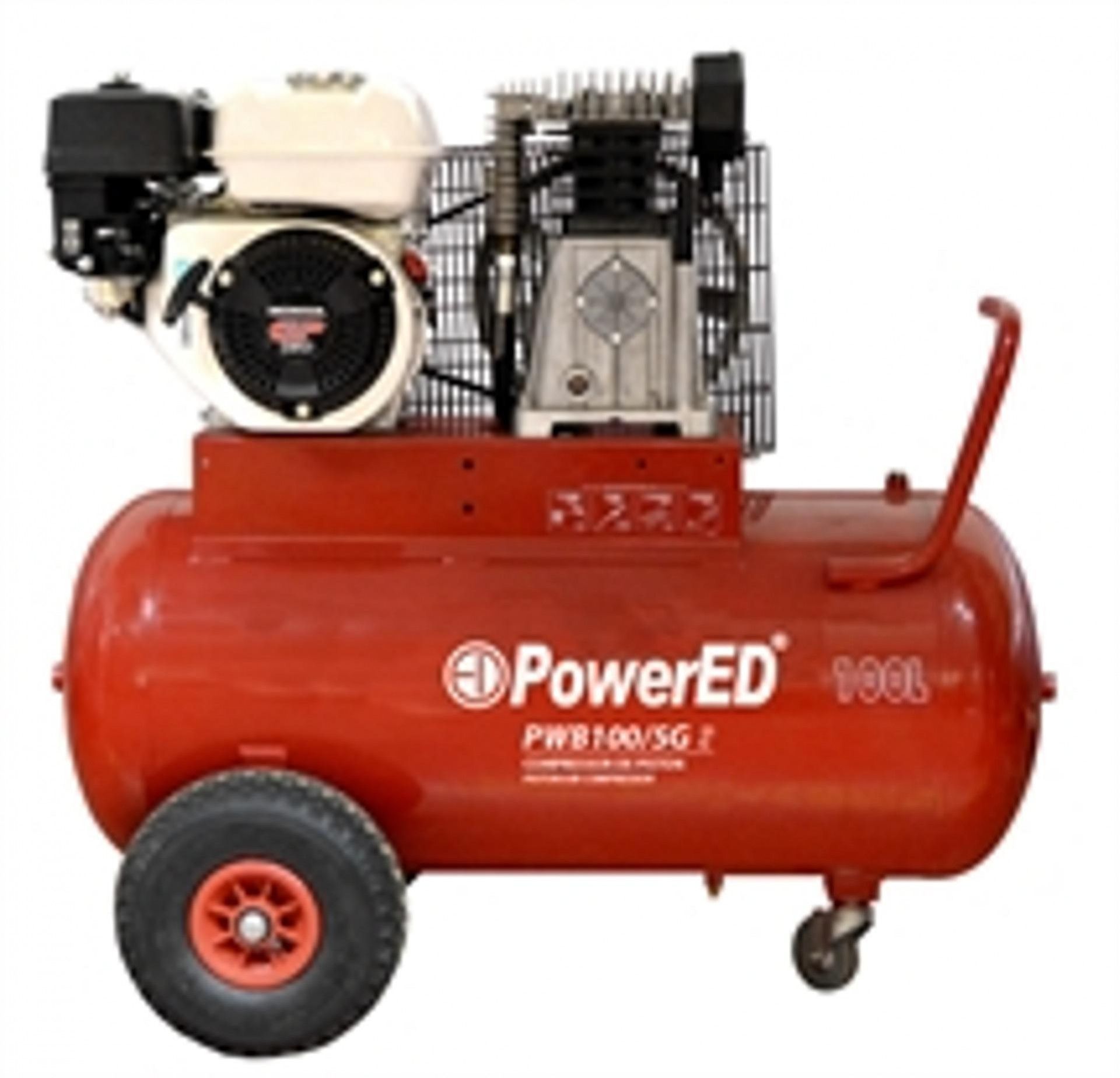 Compressor 100L Motor Honda Gasolina 5Hppwb100/5G refª 356436 Powered