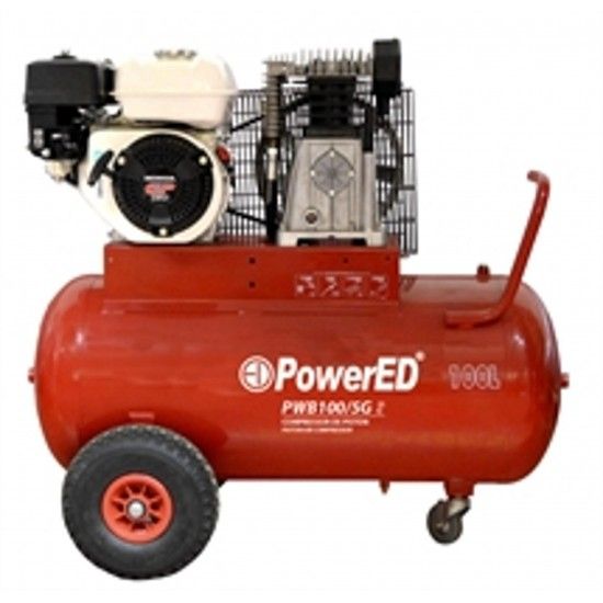 Compressor 100L Motor Honda Gasolina 5Hppwb100/5G ref� 356436 Powered