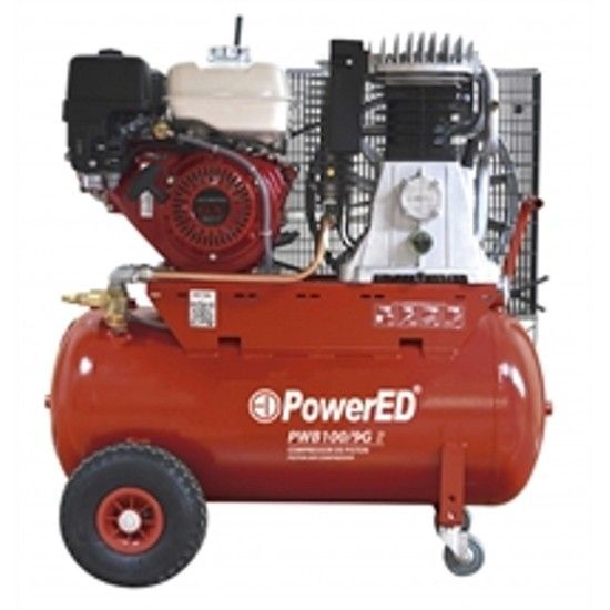 Compressor 100L Motor Honda Gasolina 9Hppbw100/9G ref� 356435 Powered