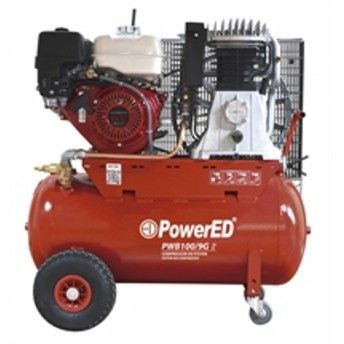 Compressor 100L Motor Honda Gasolina 9Hppbw100/9G ref� 356435 Powered
