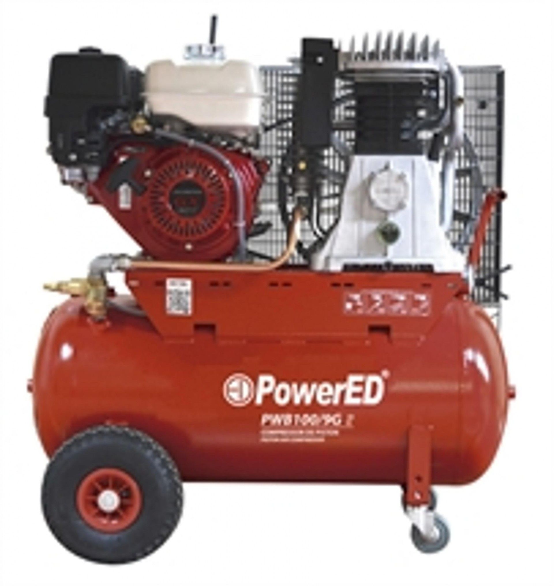 Compressor 100L Motor Honda Gasolina 9Hppbw100/9G refª 356435 Powered