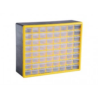 Caixa Organizadora 64 Gavetas 50X16X39Cm Hob64 ref 400611 Heavyware
