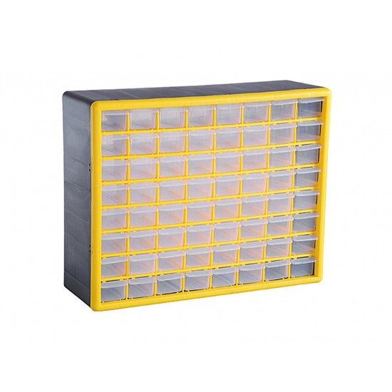 Caixa Organizadora 64 Gavetas 50X16X39Cm Hob64 ref 400611 Heavyware
