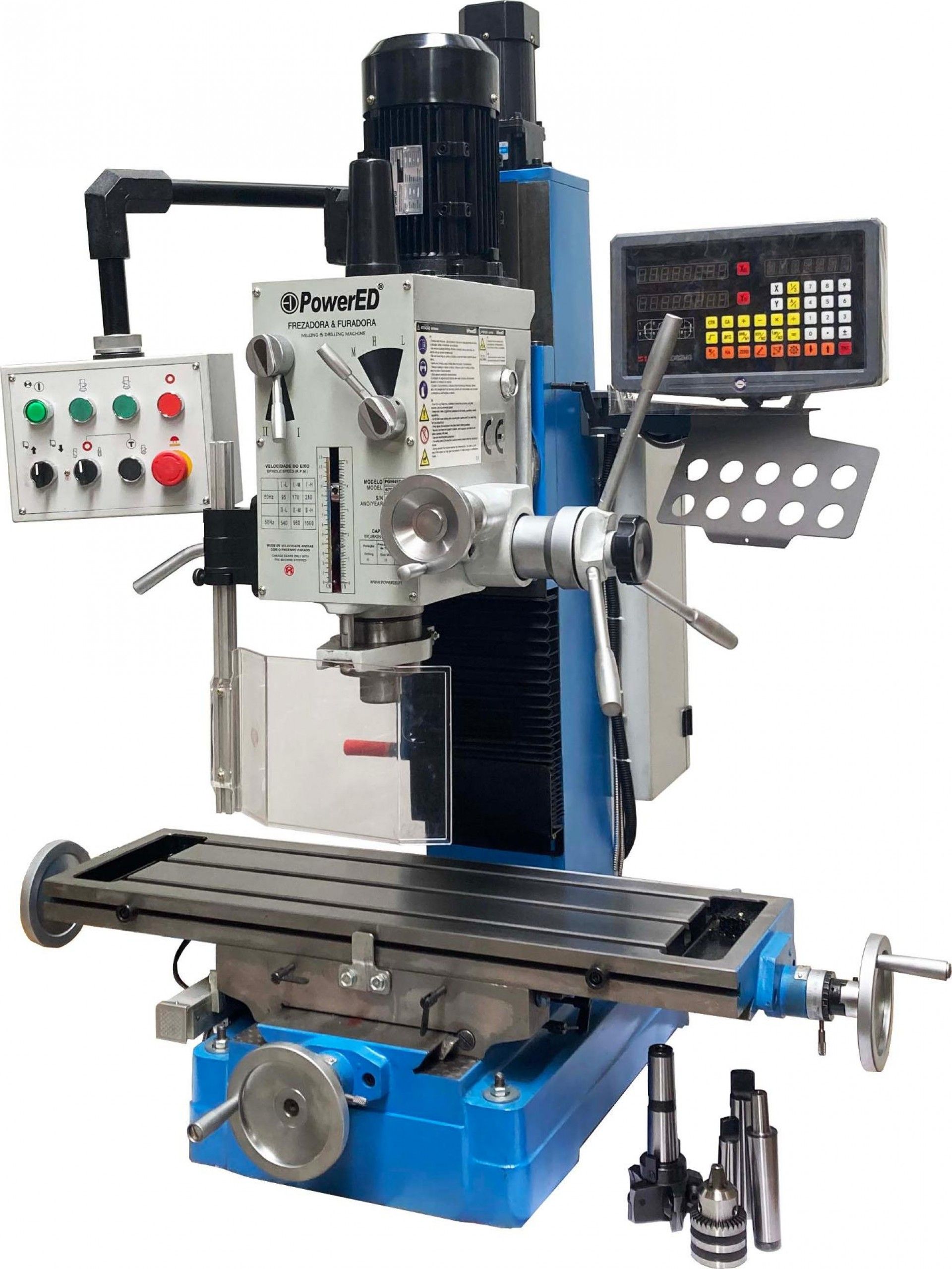 Fresadora Fura. Pgm45Ds C/Mesa 820X240mm Visualizador Cotas refª 678900 Powered