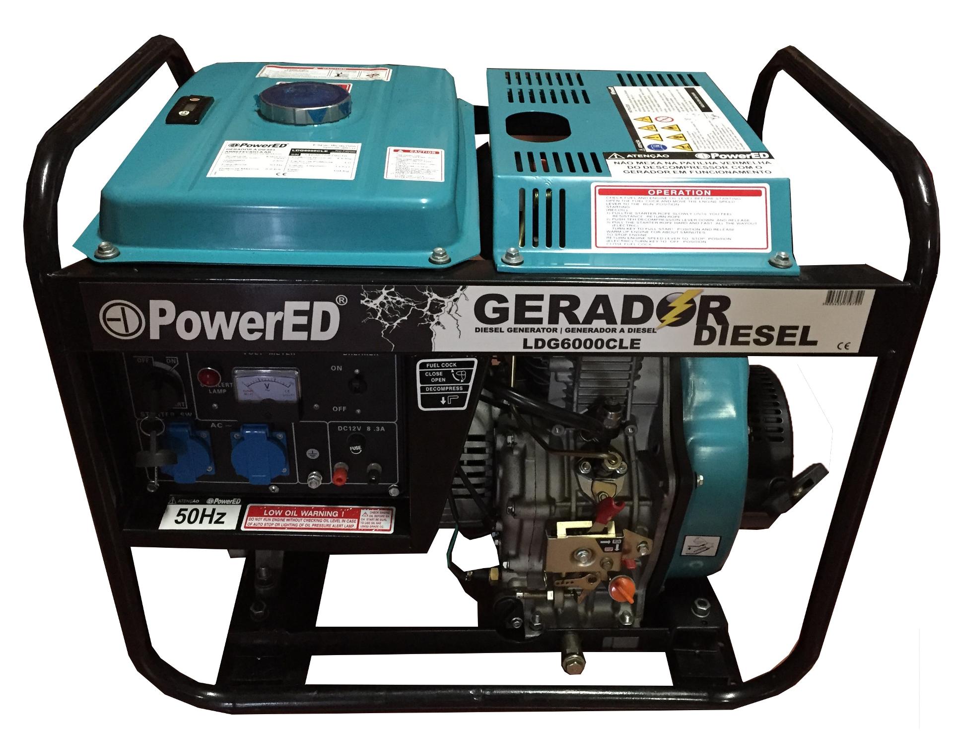 Gerador Diesel A/E Pdg6000Cle 230V refª 675879 Powered