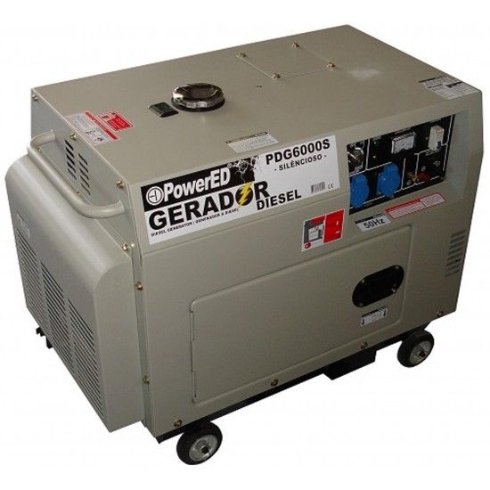 Gerador Diesel A/E Silen Pdg6000S 230V ref� 675899 Powered
