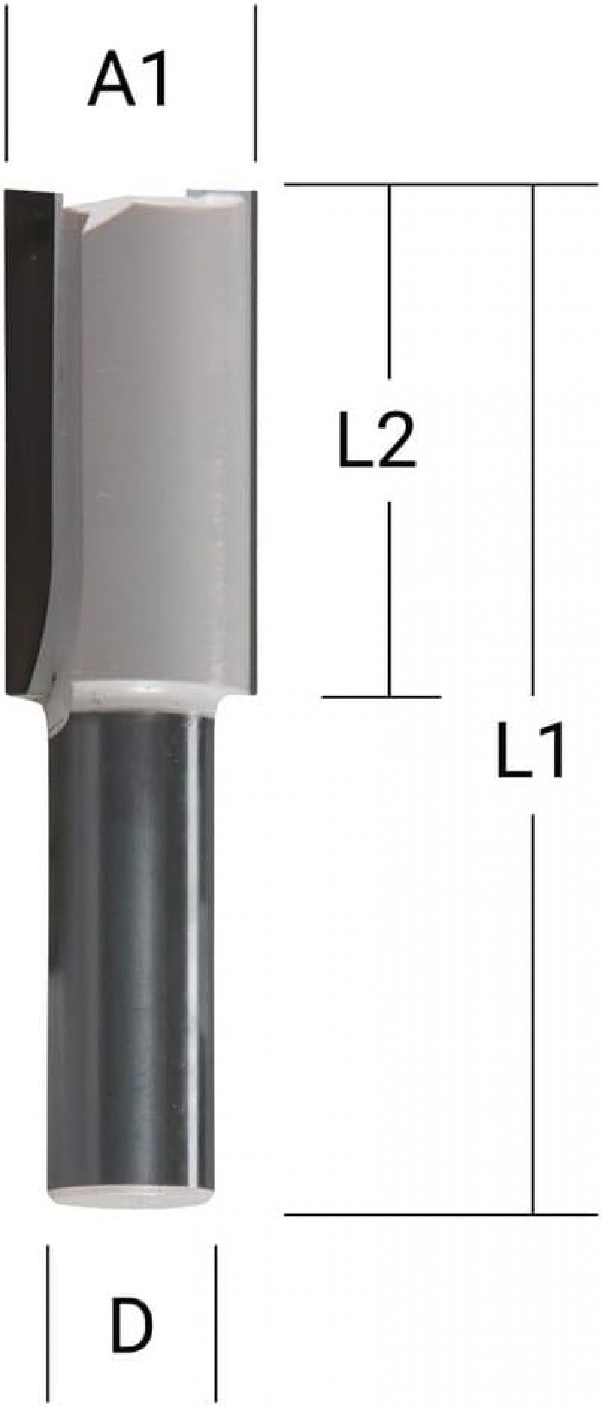 Fresa reta 20mm encabadouro 8mm refª D-47581 MAKITA