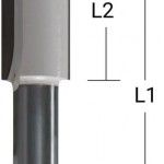 Fresa reta 20mm encabadouro 8mm ref D-47581 MAKITA