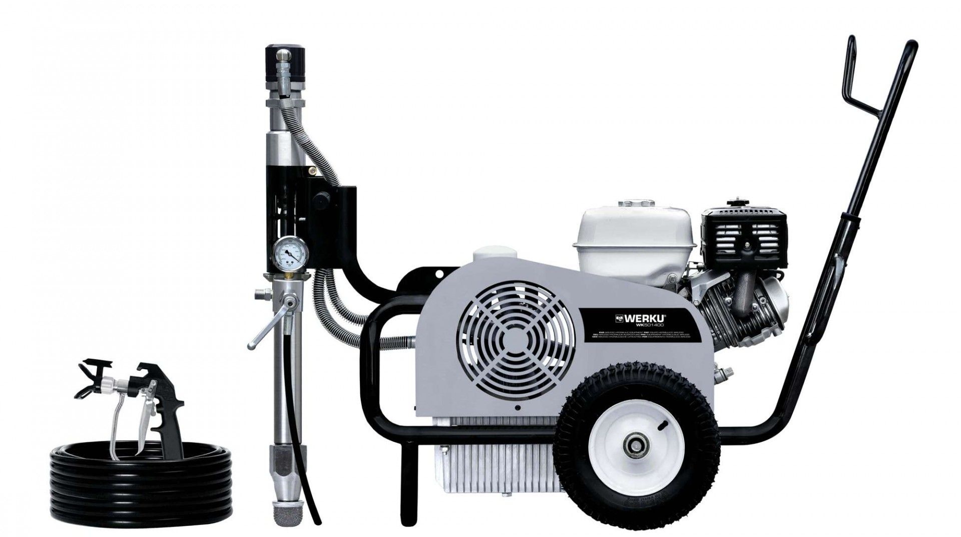 Máquina pintar airless a combustivel refª WK501400 Werku