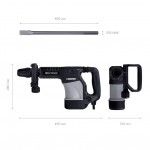 Martelo demolidor 1200w 14J sds-max refª WK400610 Werku Martelo demolidor 1200w 14J sds-max refª WK400610 Werku