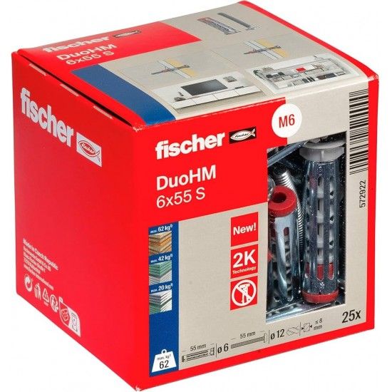Bucha Fischer DuoHM 6x55mm S PZ 25p 572922