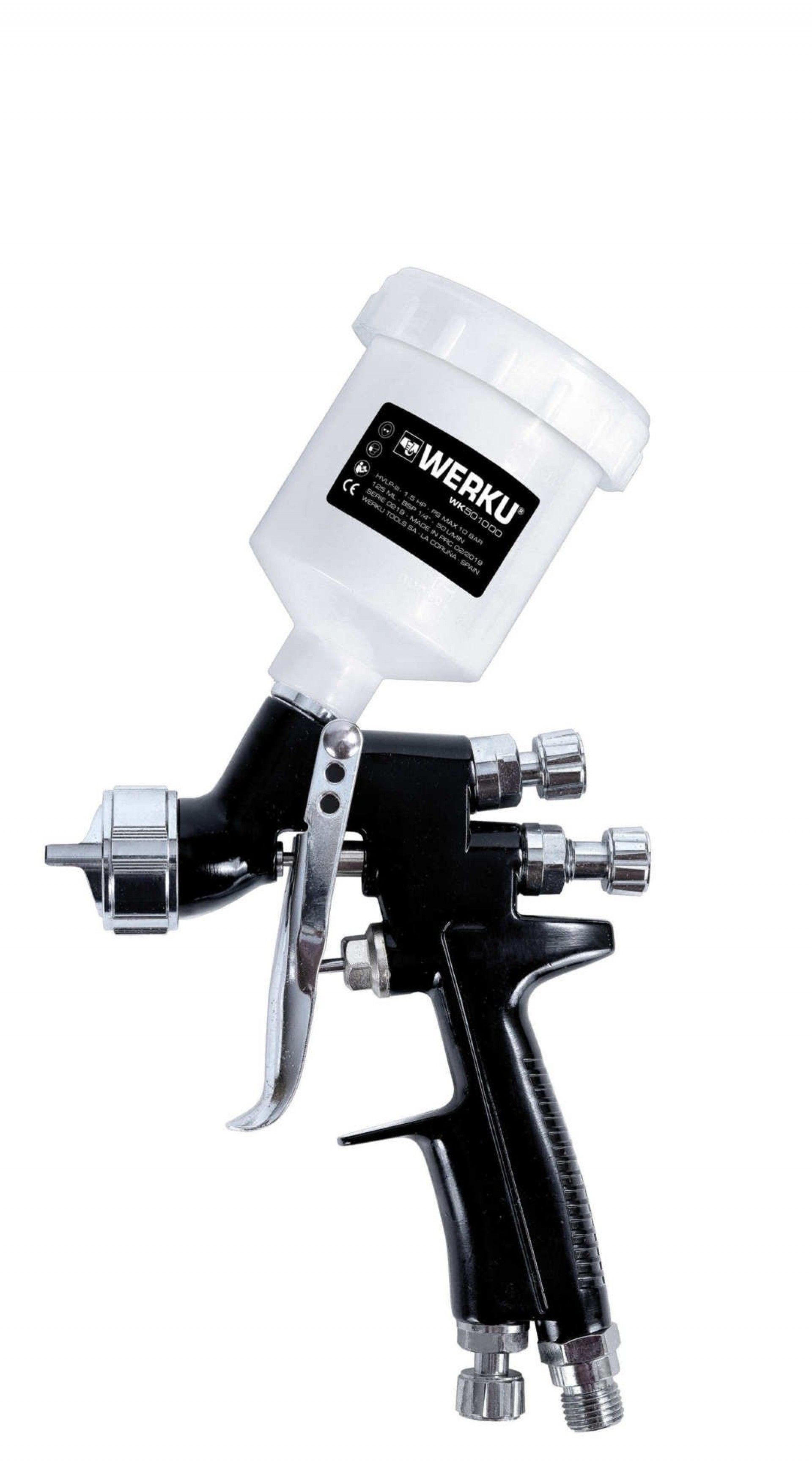 Pistola Pintar Gravidade Retoques Hvlp-Iii 125 Ml 1.5 Hp refª WK501000 Werku