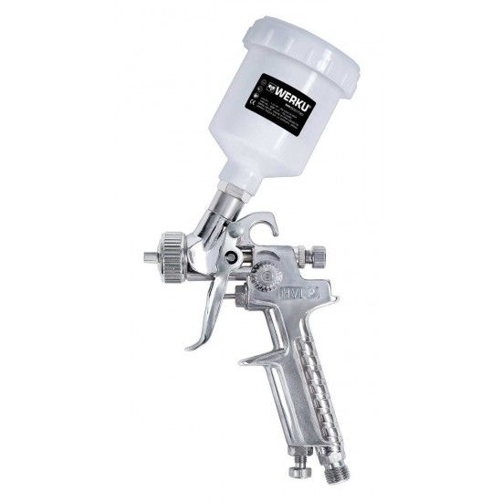 Pistola Pintar Gravidade Retoques Hvlp-I 125ml 1.5 Hp ref WK500730 Werku