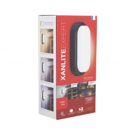 Led Exterior Oval Preto 850L refª HUB850ONIPCCT XANLITE Led Exterior Oval Preto 850L refª HUB850ONIPCCT XANLITE