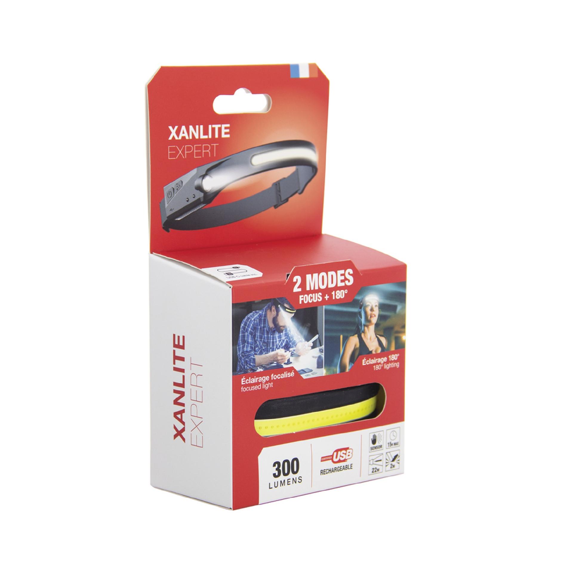 Lanterna de Cabeça 300 Lumens refª EG-FR450SSTRIP XANLITE