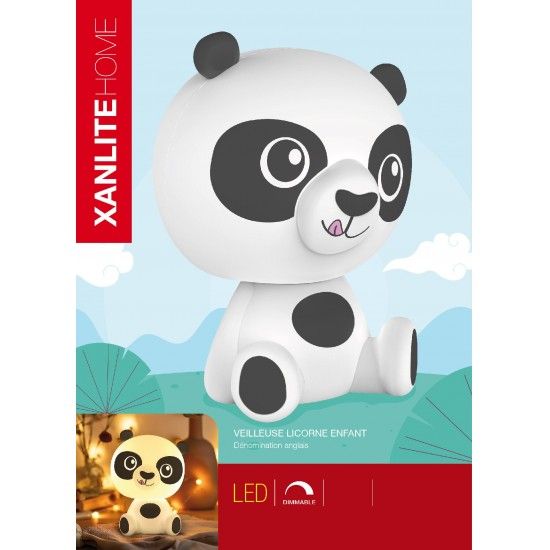 Panda Lâmpada Led Recarregável Bl+rgb refª EG-VLPANDA XANLITE Panda Lâmpada Led Recarregável Bl+rgb refª EG-VLPANDA XANLITE