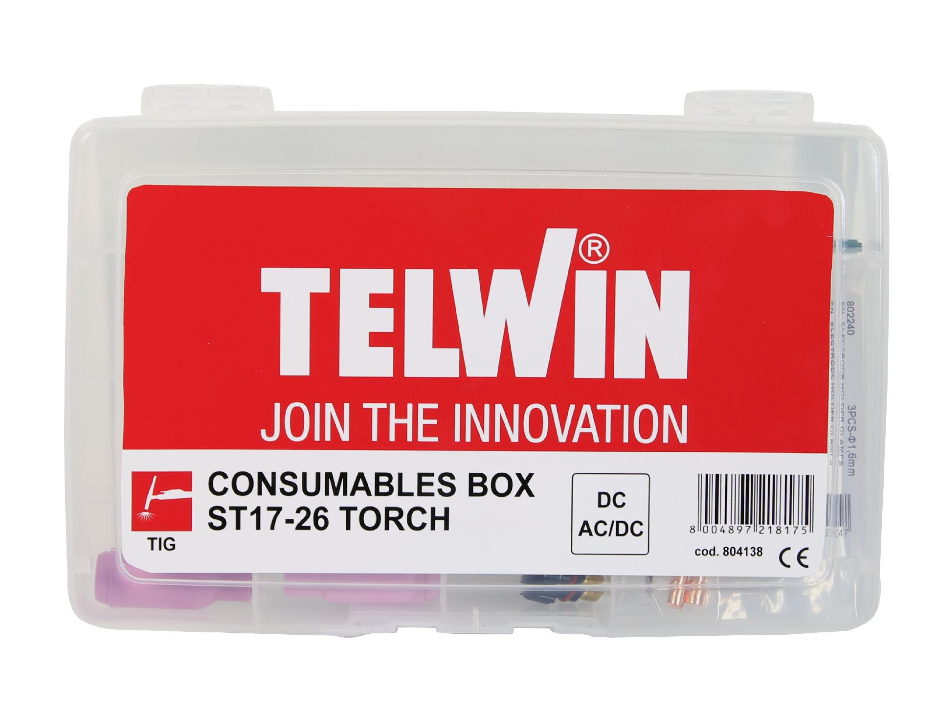 Kit 14 Pcs Consumíveis Para Soldadura Tig Telwin Te-804138