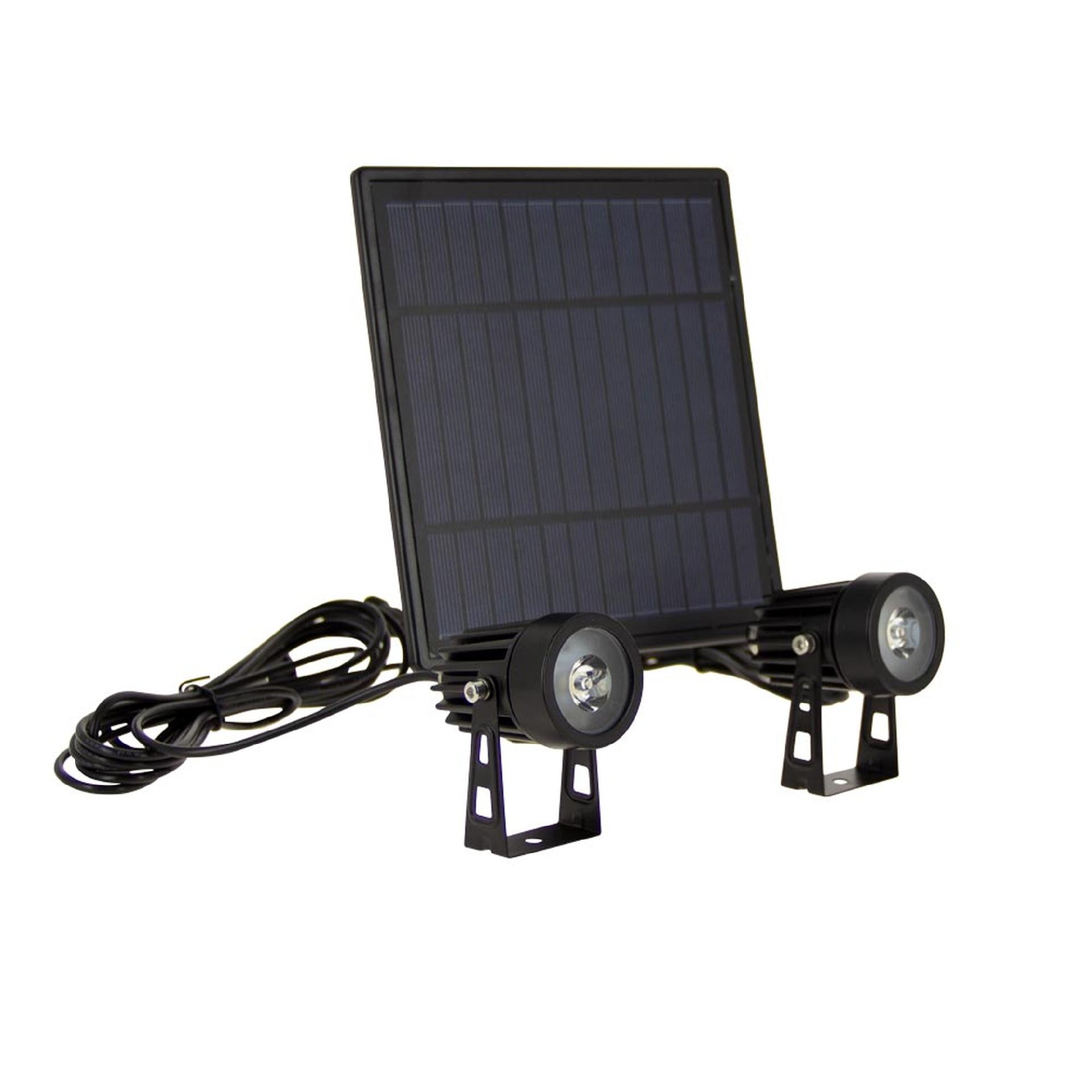 Pack 2 Focos Led Solares Exteriores refª EG-PACK2PSO350 XANLITE